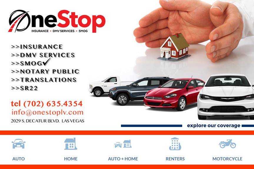 One Stop Insurance | 5510, 2029 S Decatur Blvd unit b, Las Vegas, NV 89102, USA | Phone: (702) 635-4354