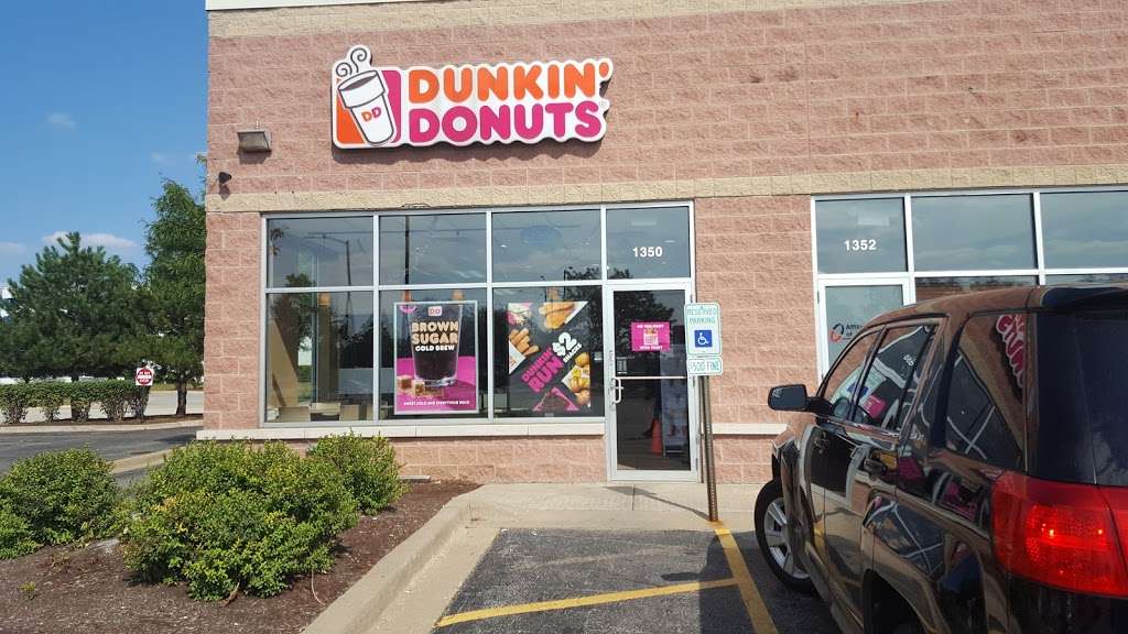 Dunkin Donuts | 1350 Houbolt Rd, Joliet, IL 60431, USA | Phone: (815) 725-9550