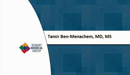 Tamir Ben-Menachem, MD, MS | Bensley Pavilion, 1 Diamond Hill Rd 4th floor, Berkeley Heights, NJ 07922 | Phone: (908) 277-8940