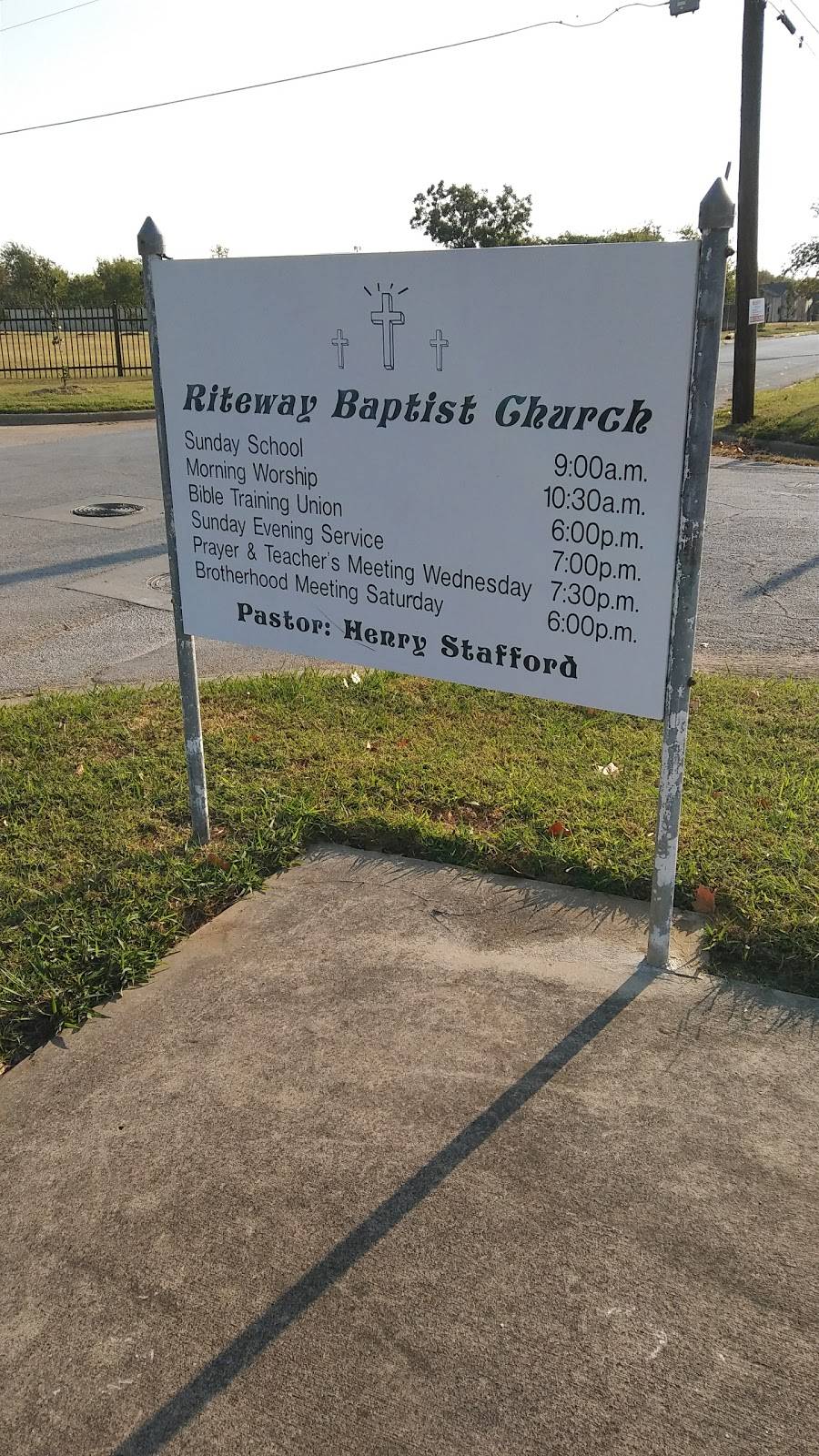 Riteway Missionary Baptist Church | Fort Worth, TX 76105 | Phone: (817) 534-3406