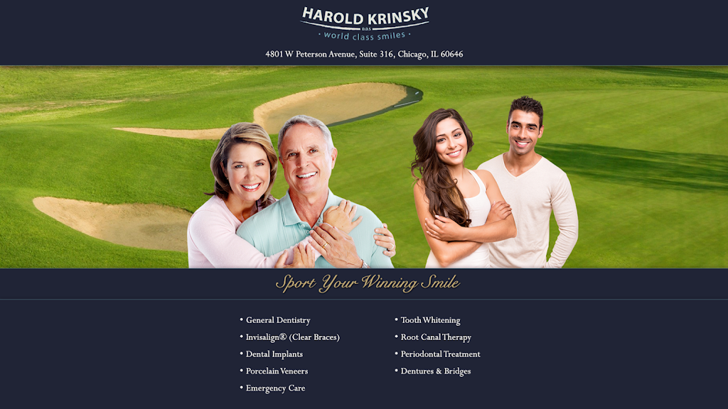 Dr. Harolod J. Krinsky, DDS | 4801 W Peterson Ave, Chicago, IL 60646, USA | Phone: (773) 685-9666