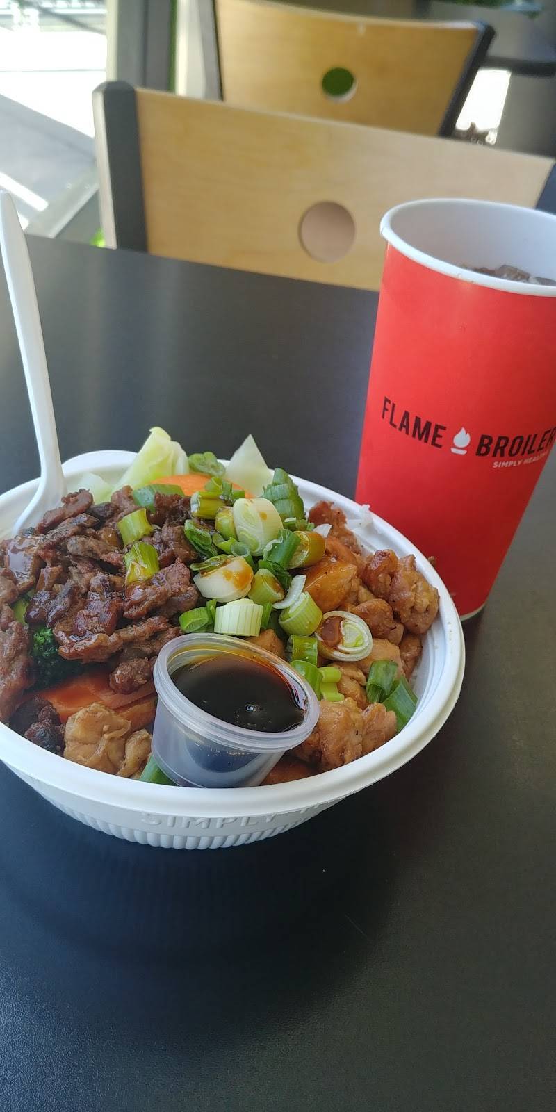 The Flame Broiler | 3320 S Bristol St, Santa Ana, CA 92704, USA | Phone: (714) 549-0221