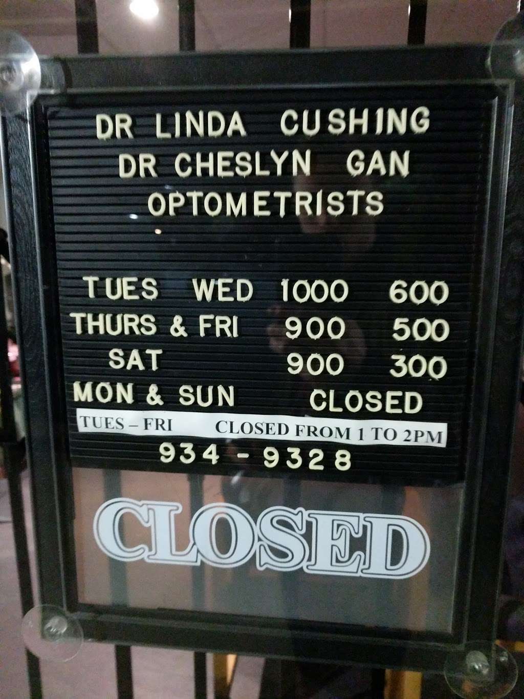 Cushing & Gan Optometry | 1553 Palos Verdes Mall, Walnut Creek, CA 94597, USA | Phone: (925) 934-9328