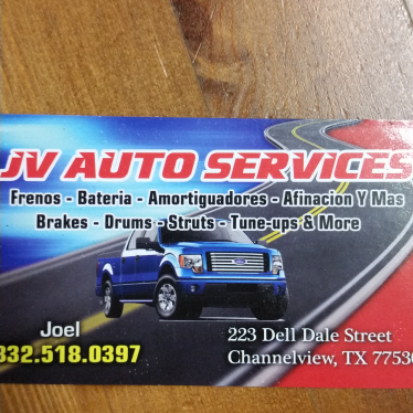 JV auto service | 223 Dell Dale St, Channelview, TX 77530, USA | Phone: (832) 518-0397