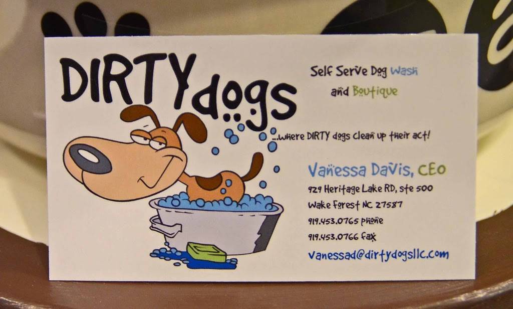 Dirty Dogs Spa | 929 Heritage Lake Rd, Wake Forest, NC 27587, USA | Phone: (919) 453-0765