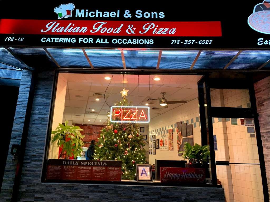 Michael & Sons Pizza & Italian | 19213 47th Ave, Flushing, NY 11358, USA | Phone: (718) 357-6528