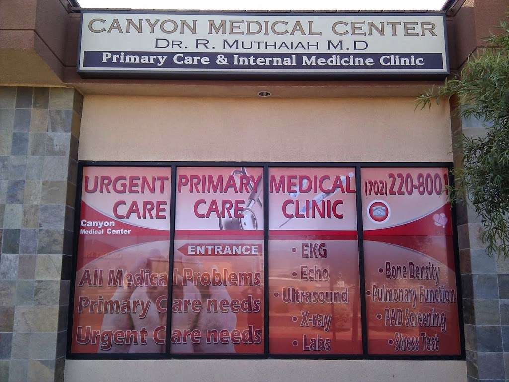 Canyon Medical Center | 5061 N Rainbow Blvd, Las Vegas, NV 89130, USA | Phone: (702) 220-8001