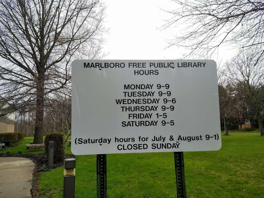 Marlboro Free Public Library | 1 Library Ct, Marlboro Township, NJ 07746, USA | Phone: (732) 536-9406