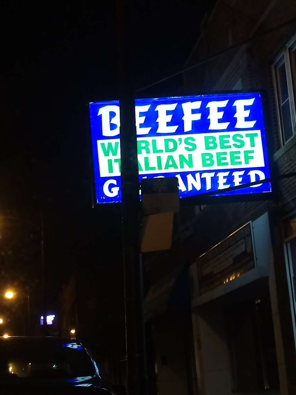 Beefee | 5846 W North Ave, Chicago, IL 60639, USA | Phone: (773) 745-0414