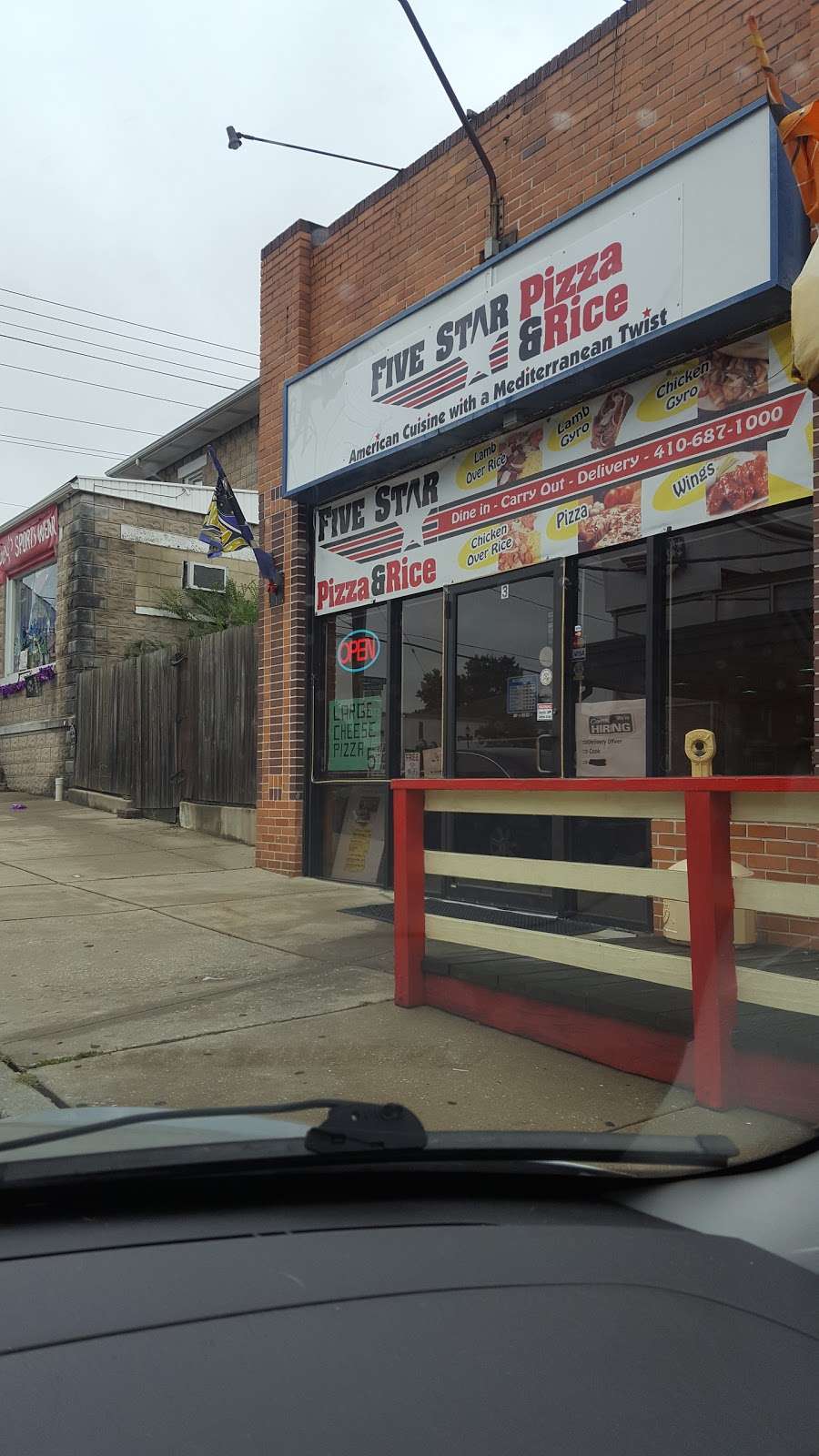 Five Star Pizza & Rice | 3 Margaret Ave, Essex, MD 21221, USA | Phone: (410) 687-1000