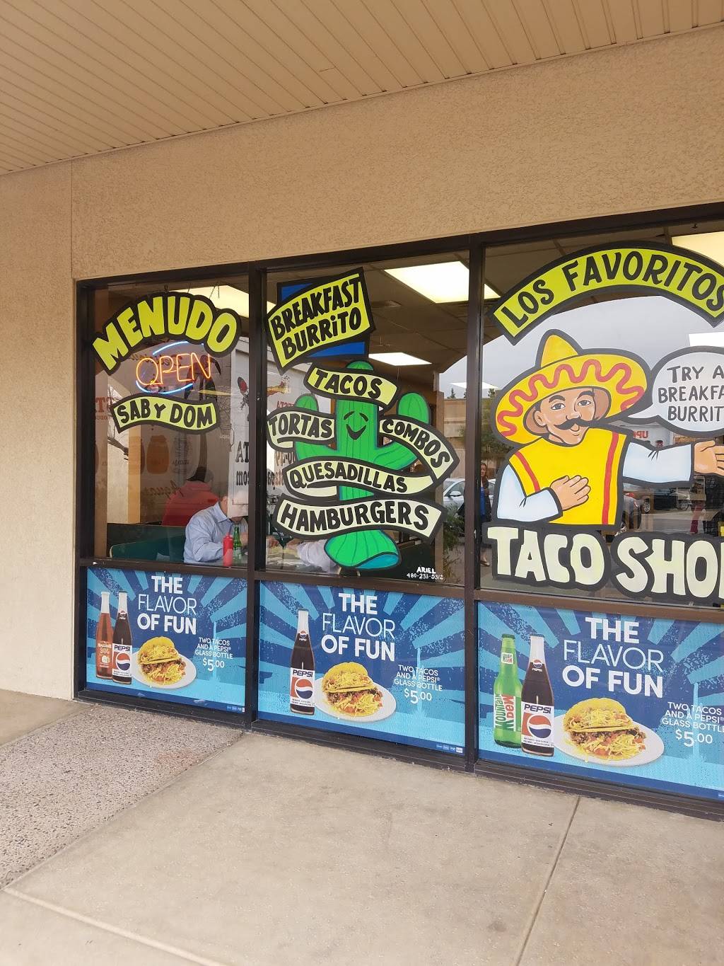 Los Favoritos Taco Shop | 8489 E McDonald Dr, Scottsdale, AZ 85250, USA | Phone: (480) 609-0063