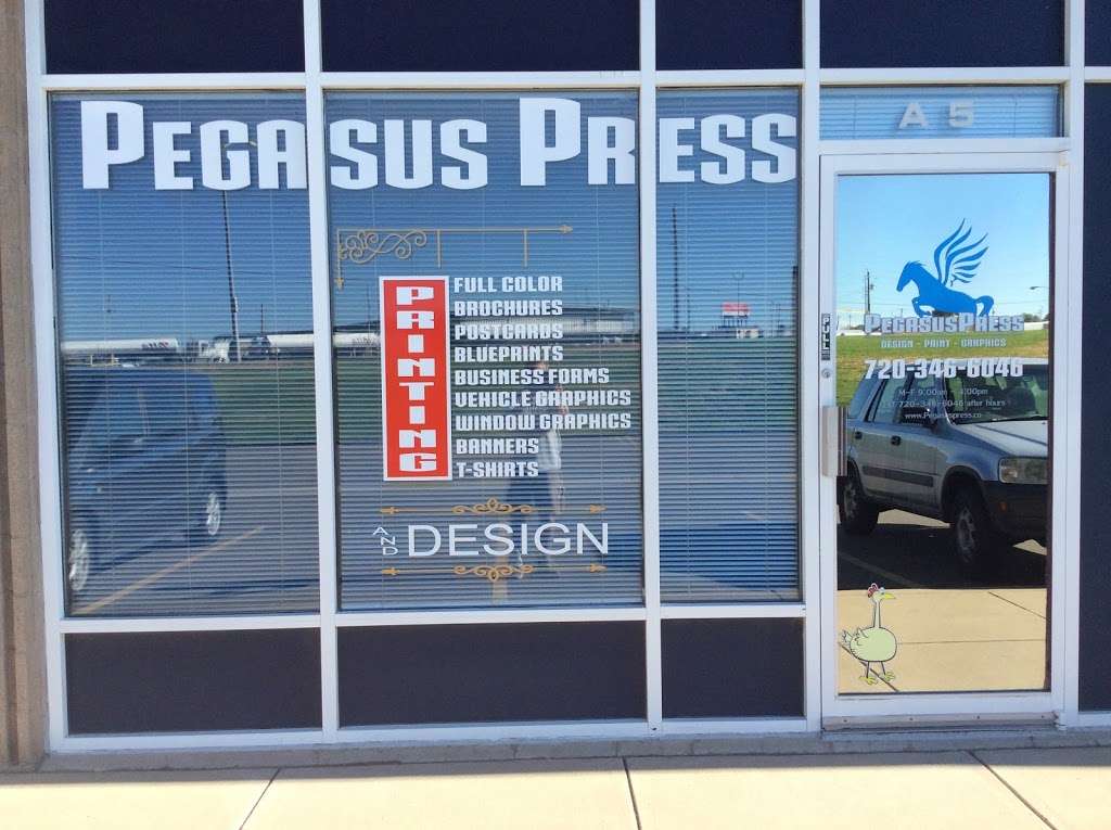 Pegasuspress | 3975 East 56th Avenue, A-5, Commerce City, CO 80022, USA | Phone: (720) 346-6046