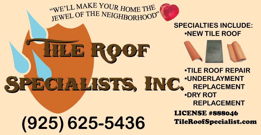 Roof Tile Custom Specialists, Inc. | 99 W Lake Dr, Antioch, CA 94509 | Phone: (925) 329-3970