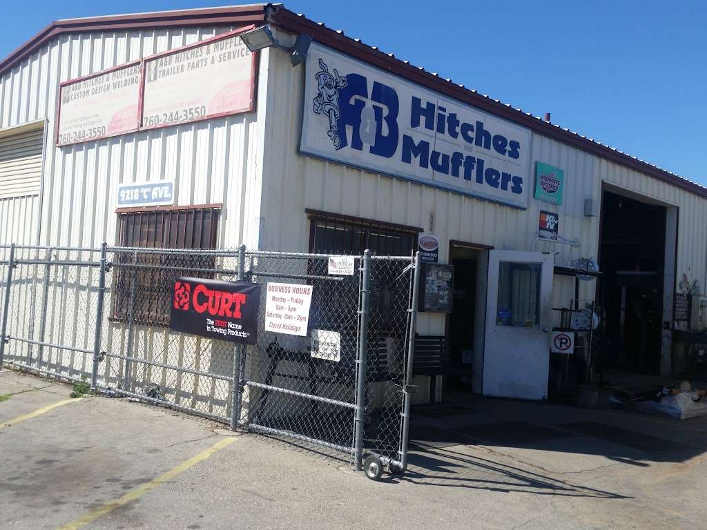 A & B Hitches & Mufflers | 9218 C Ave, Hesperia, CA 92345, USA | Phone: (760) 244-3550