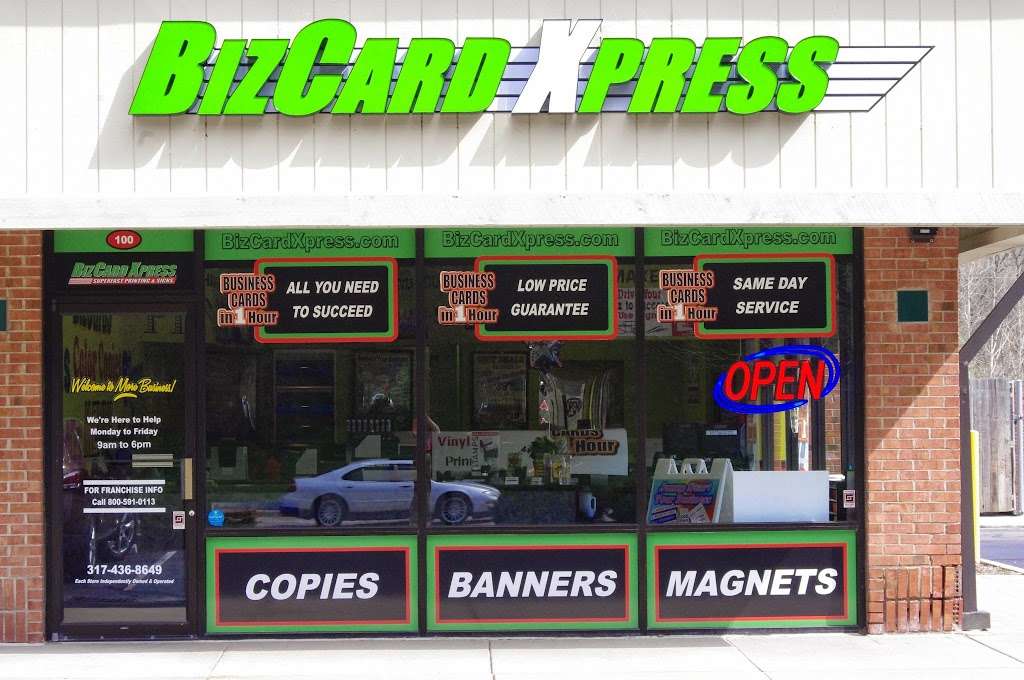 BizCard Xpress Indianapolis | 9745 Fall Creek Rd #100, Indianapolis, IN 46256 | Phone: (317) 548-6382