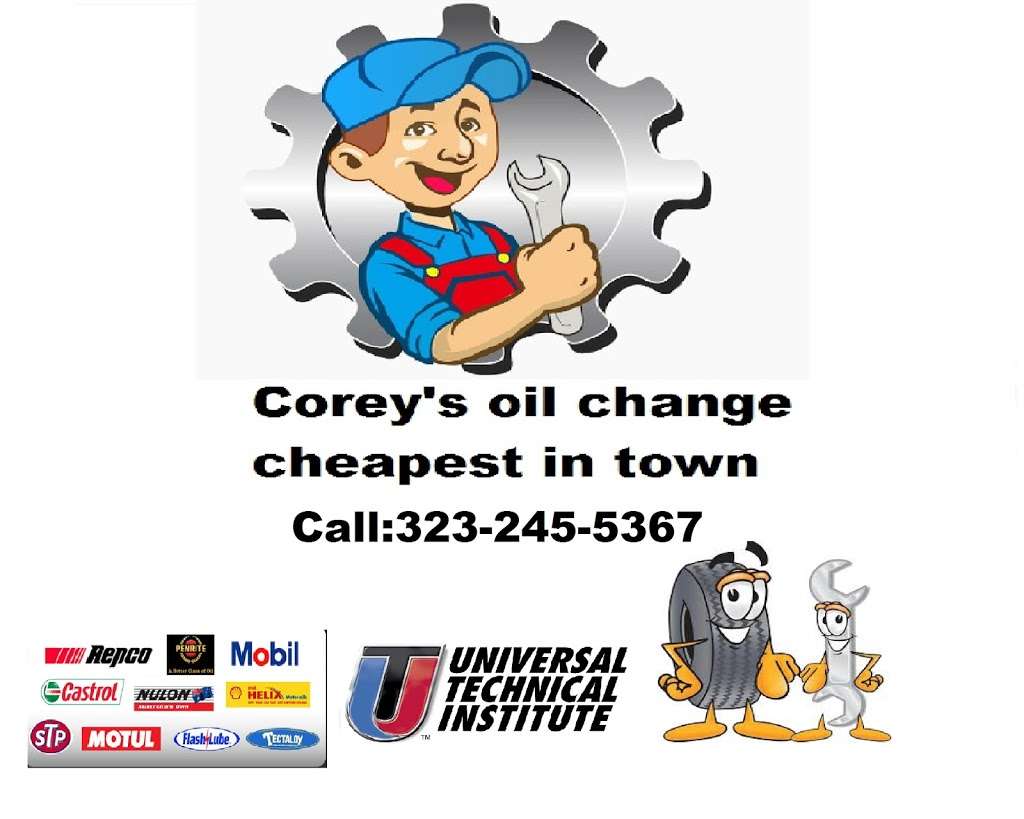 Coreys Oil Change | 4723 3rd Ave, Los Angeles, CA 90043, USA | Phone: (323) 245-5367