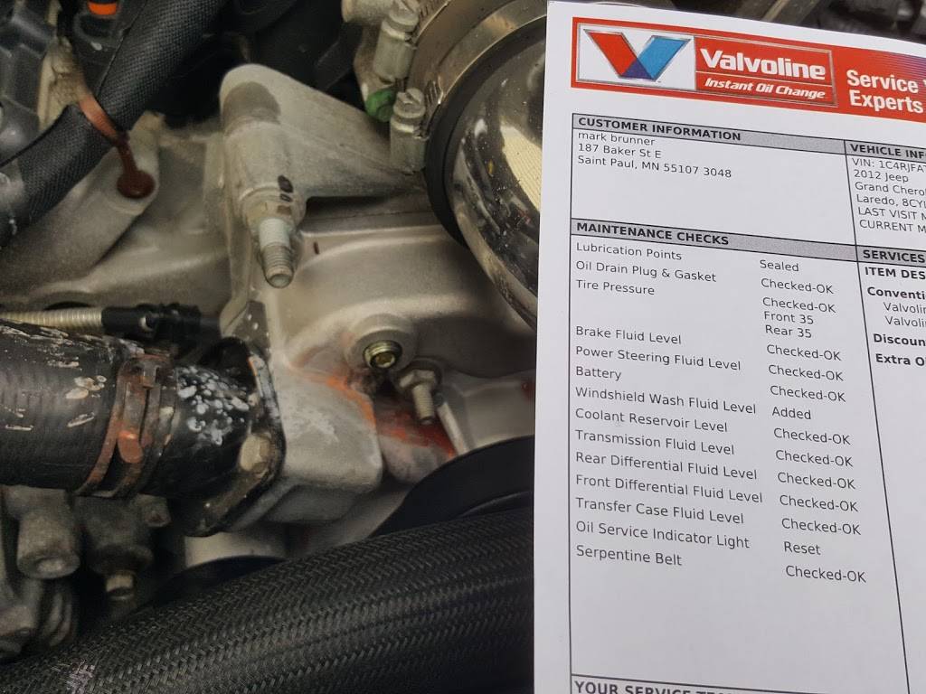 Valvoline Instant Oil Change | 1126 S Robert St, St Paul, MN 55118, USA | Phone: (651) 451-9704