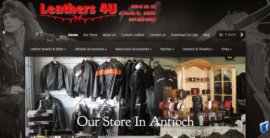 Leathers 4U, II. Inc | 982 IL-59, Antioch, IL 60002 | Phone: (847) 838-8700