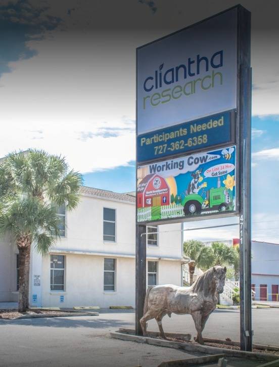 Cliantha Research | 4711 34th St N, St. Petersburg, FL 33714, USA | Phone: (727) 344-7602