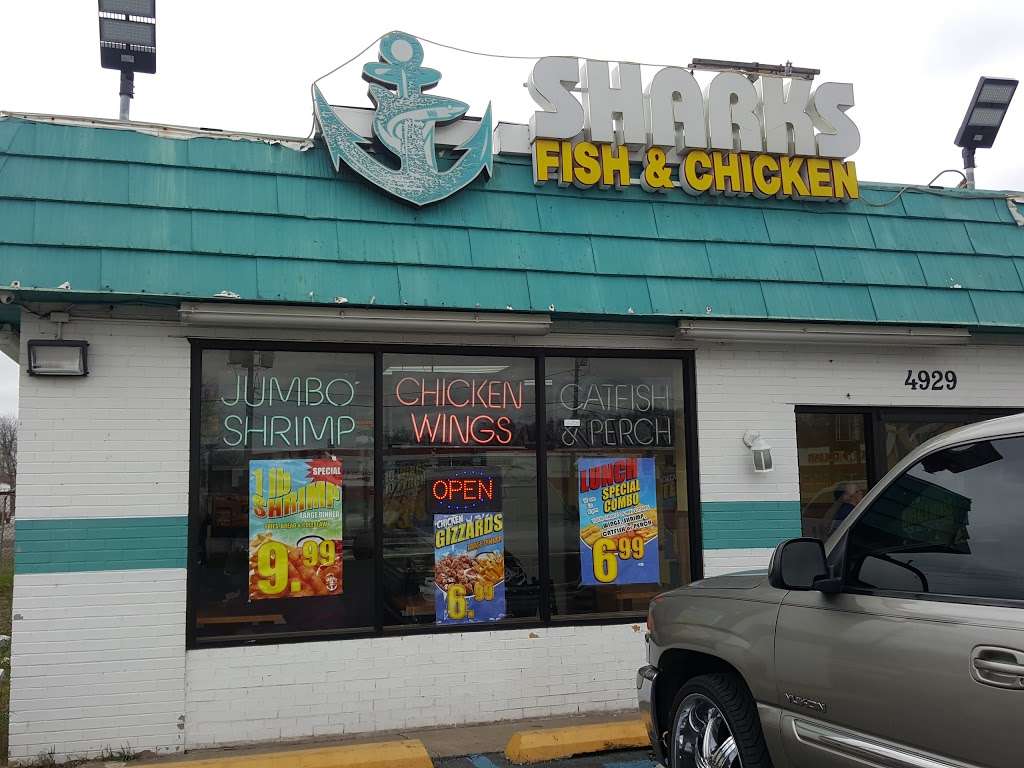 Sharks Fish & Chicken | 4929 E Dunes Hwy, Gary, IN 46403, USA | Phone: (219) 939-8700