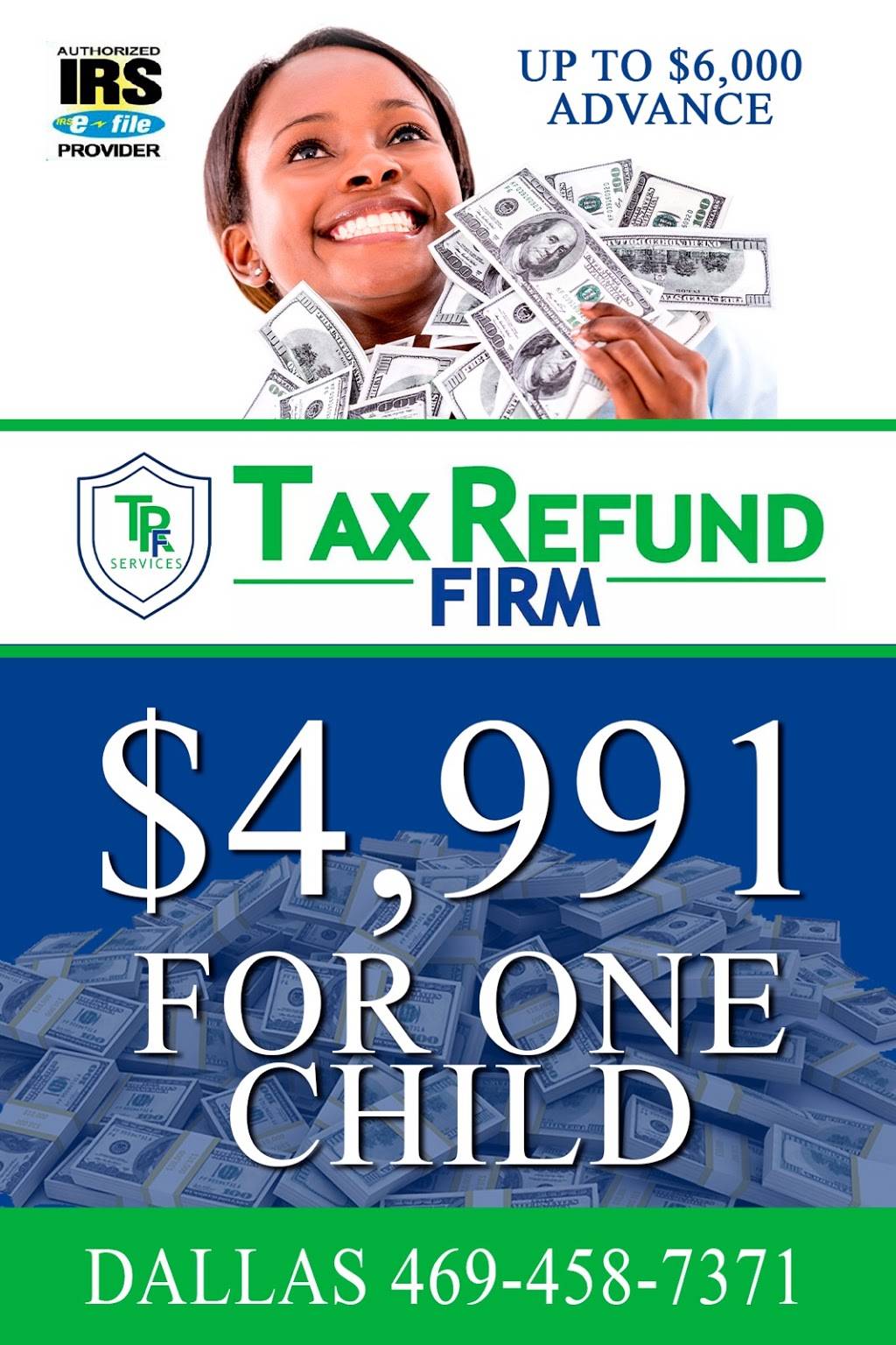 Tax Refund Firm - Dallas | 3195 S Great Trinity Forest Way Suite C-3, Dallas, TX 75216, USA | Phone: (469) 458-7371