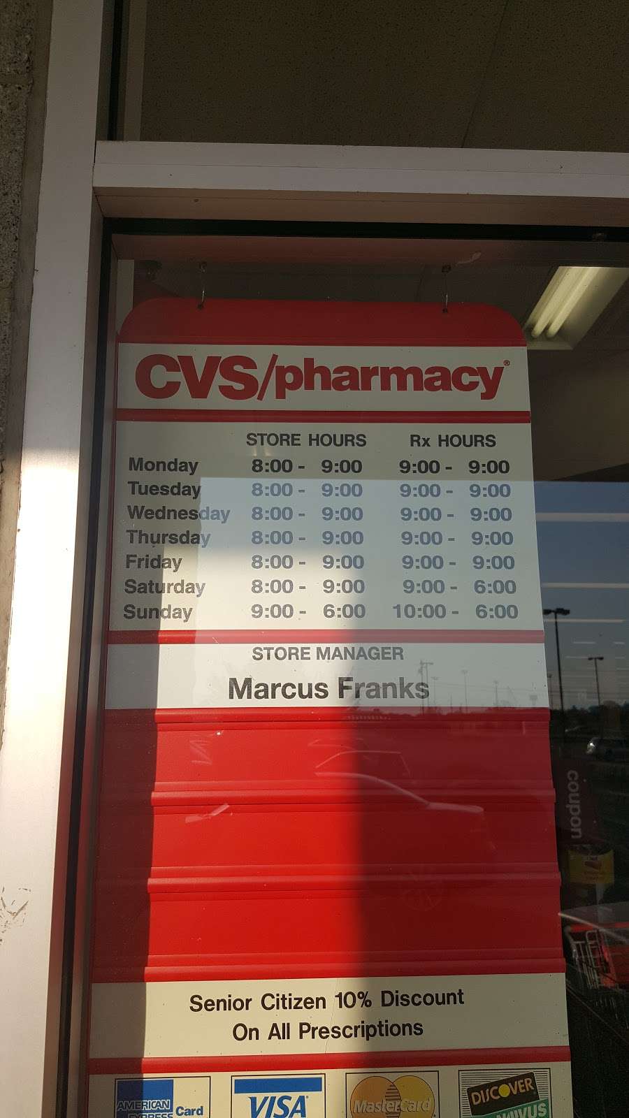 CVS Pharmacy | 188 Flowing Springs Rd, Charles Town, WV 25414, USA | Phone: (304) 725-9707