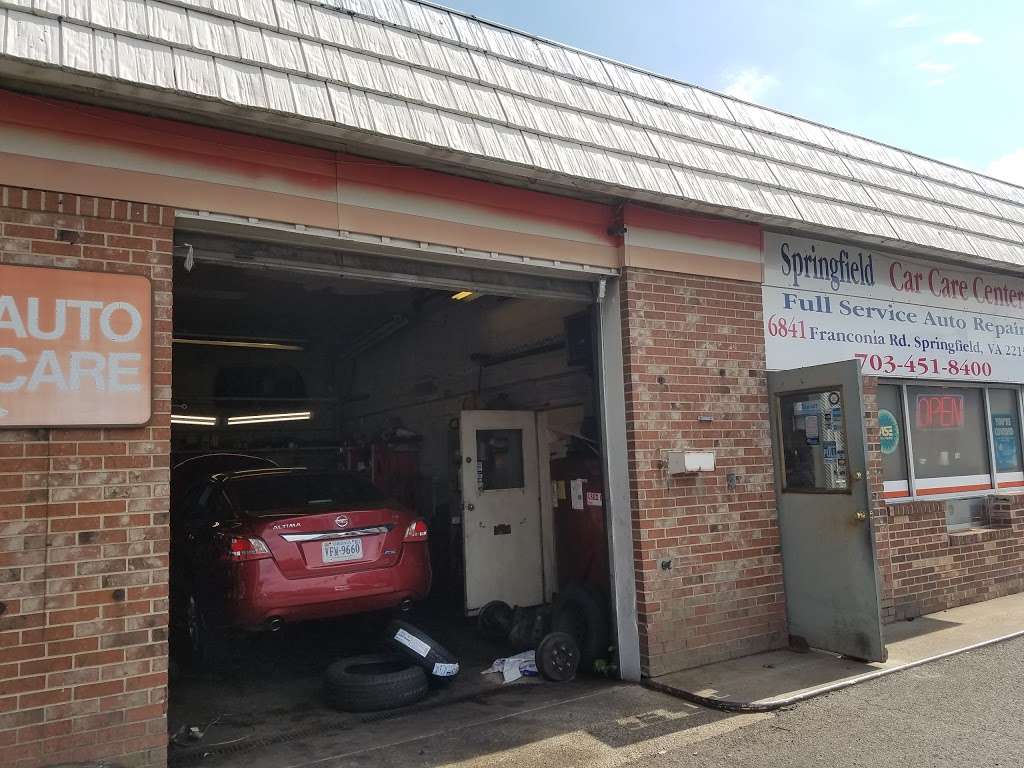 Springfield Car Care | 6841 Franconia Rd, Springfield, VA 22150, USA | Phone: (703) 451-8400