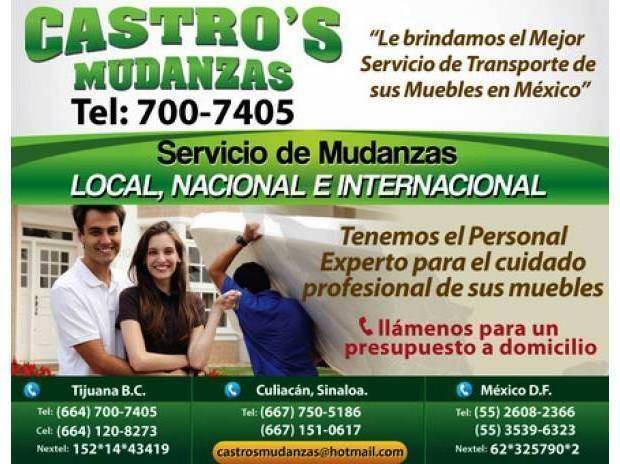 Mudanzas En Tijuana Castros | 20245 Urbanejido, Chilpancingo, 22455 Tijuana, B.C., Mexico | Phone: 664 120 8273