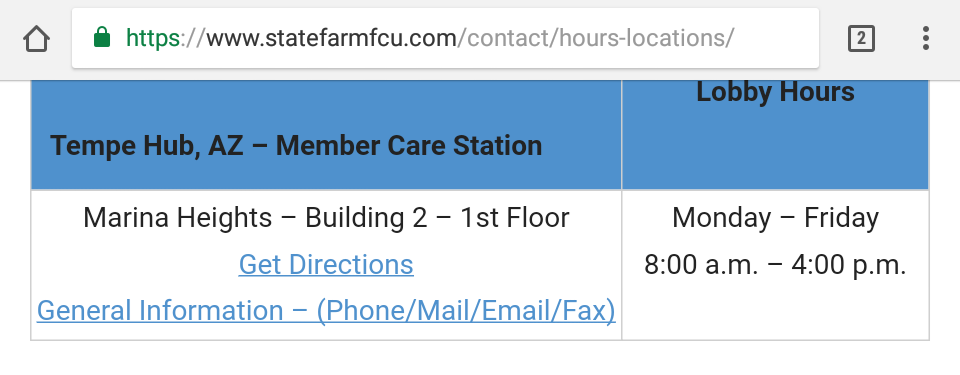 State Farm Credit Union Marina Heights Branch | 400 E Rio Salado Pkwy, Tempe, AZ 85281, USA