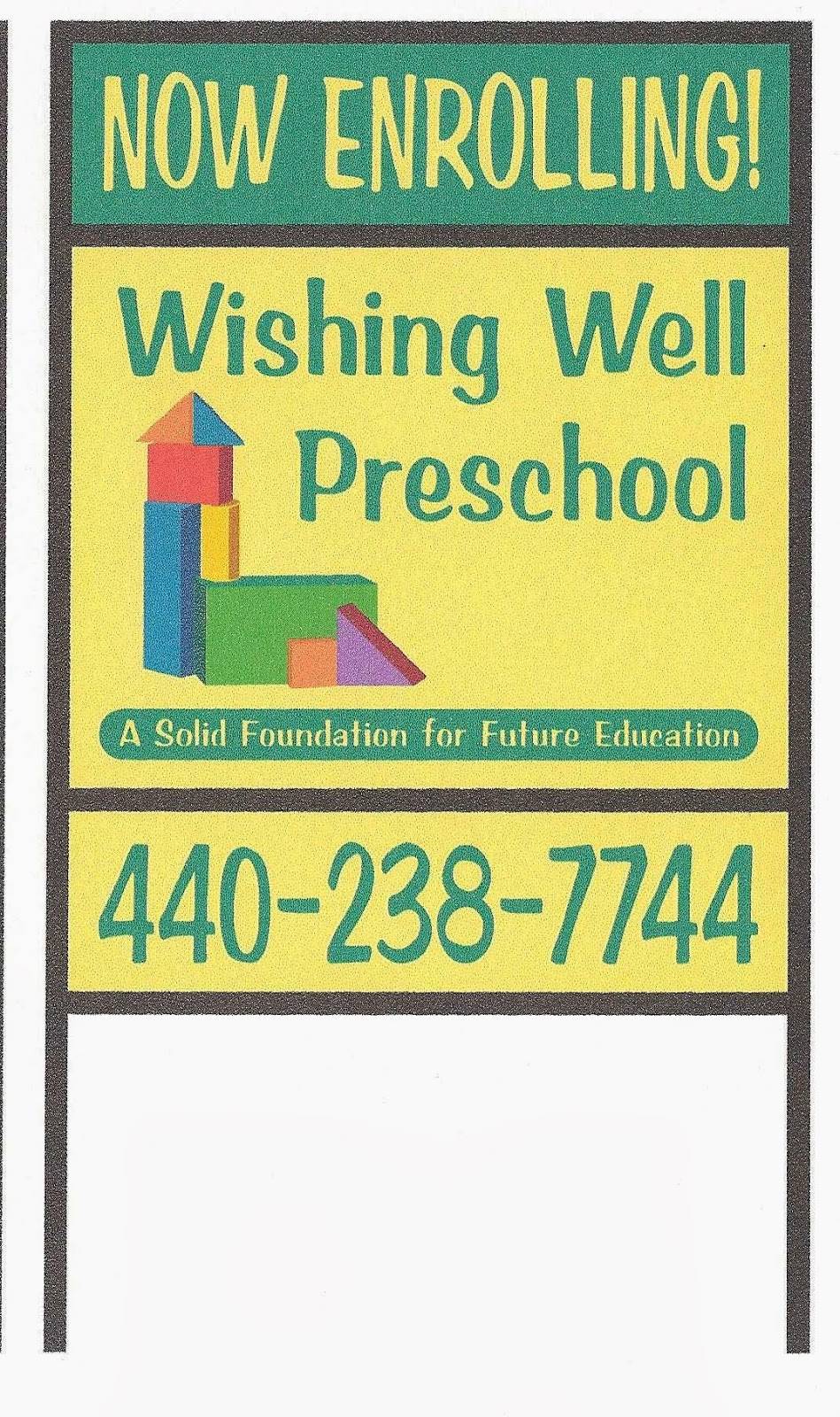 Wishing Well Preschool | 19419 Royalton Rd, Strongsville, OH 44149, USA | Phone: (440) 238-7744