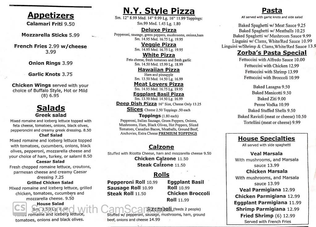 Zorbas Pizza Express | 4026 MacArthur Ave, Richmond, VA 23227, USA | Phone: (804) 264-5370