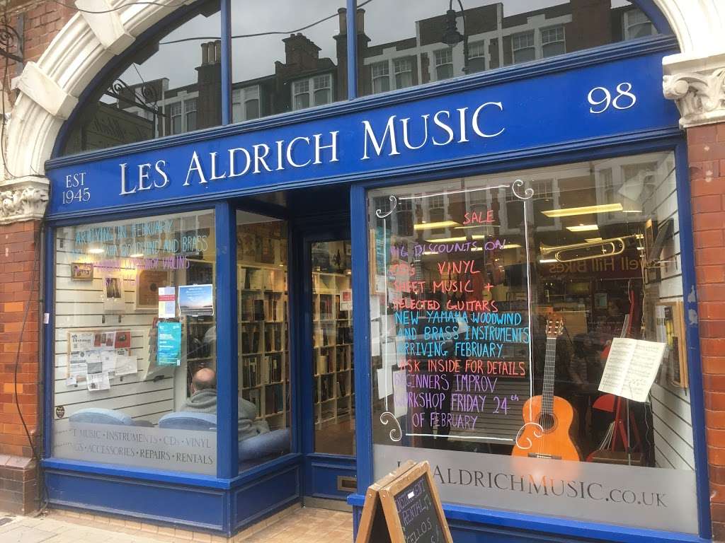 Les Aldrich Music | 98 Fortis Green Rd, London N10 3HN, UK | Phone: 020 8883 5631