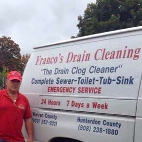 Francos Complete Drain Cleaning | 128 Cynthia Dr, Hackettstown, NJ 07840, USA | Phone: (908) 310-8858