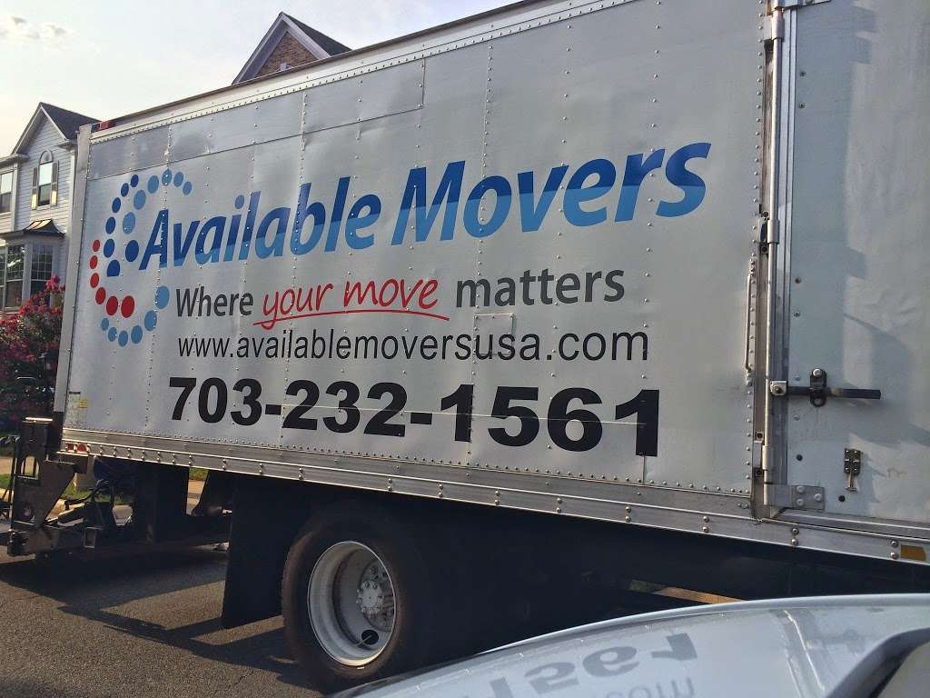 Available Movers USA | 21530 Blackwood Ct Suite 150, Sterling, VA 20166, United States | Phone: (703) 232-1561