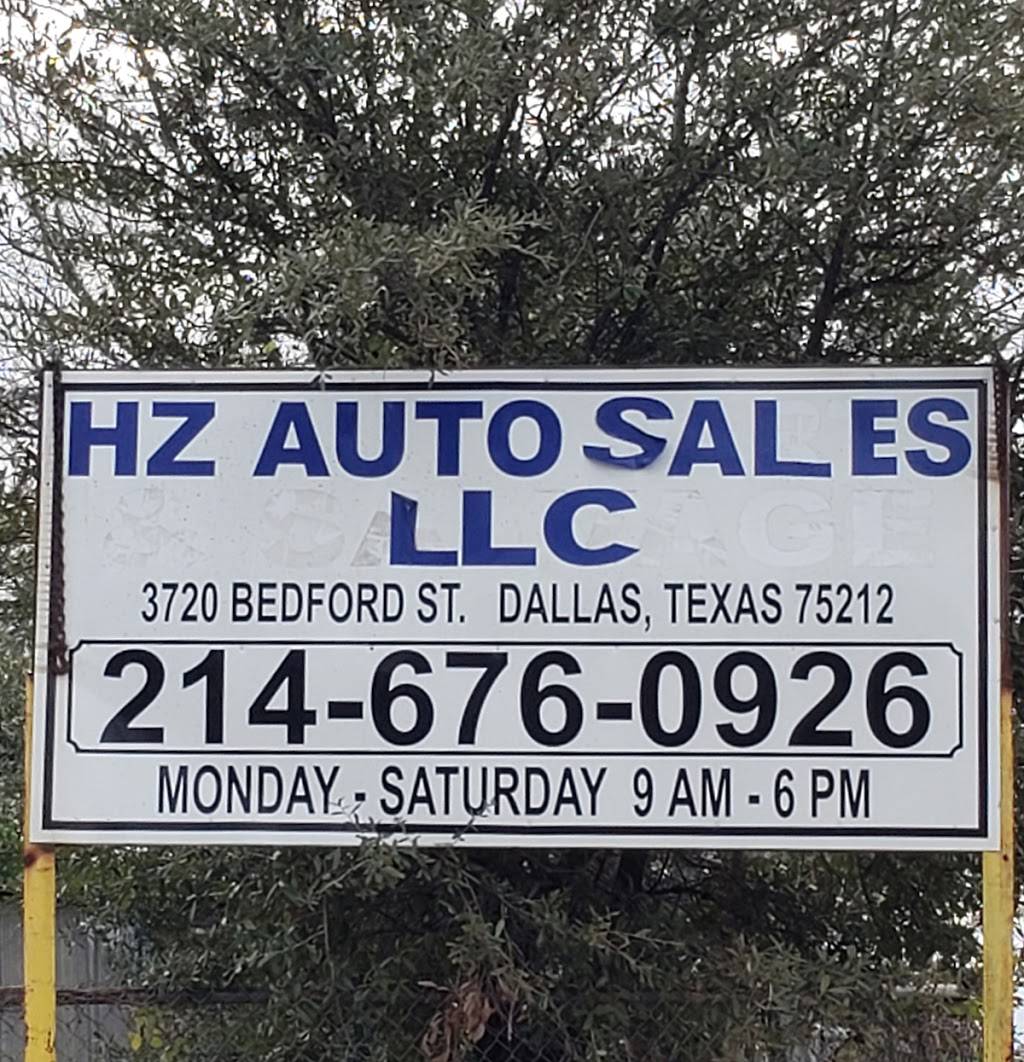 HZ Auto Sales, LLC | 3720 Bedford St, Dallas, TX 75212 | Phone: (214) 370-4504