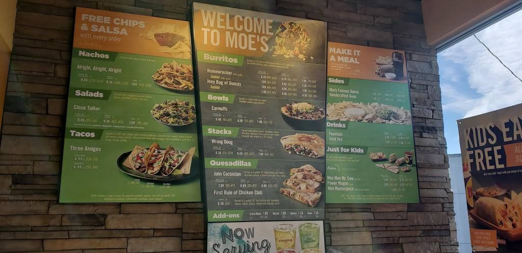 Moes Southwest Grill | 165 US-46, Saddle Brook, NJ 07663, USA | Phone: (201) 880-7725