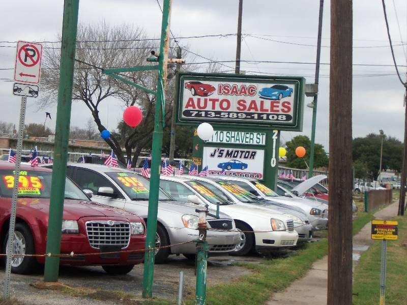 Isaac Auto Sales | 2110 Shaver St, Pasadena, TX 77502, USA | Phone: (713) 589-1108