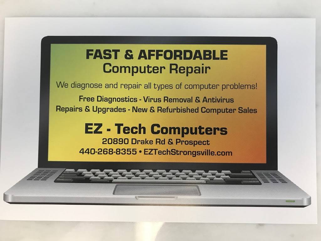 EZ Tech Computers | 20890 Drake Rd, Strongsville, OH 44149, USA | Phone: (440) 268-8355