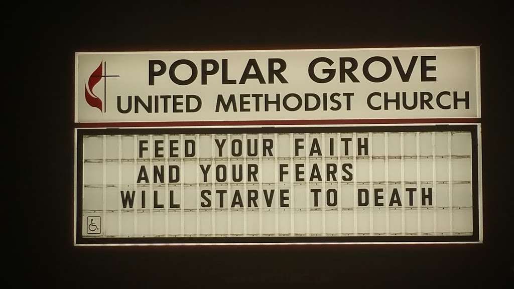 Poplar Grove United Methodist Church | 105 E Grove St, Poplar Grove, IL 61065, USA | Phone: (815) 765-2001