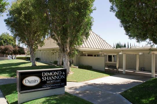 Dimond & Shannon Mortuary | 10630 Chapman Ave, Garden Grove, CA 92840, USA | Phone: (714) 537-1038
