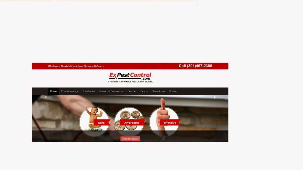 Ex Pest Control Maryland | 13718 Batchelors Dr, Silver Spring, MD 20904, USA | Phone: (301) 467-2300