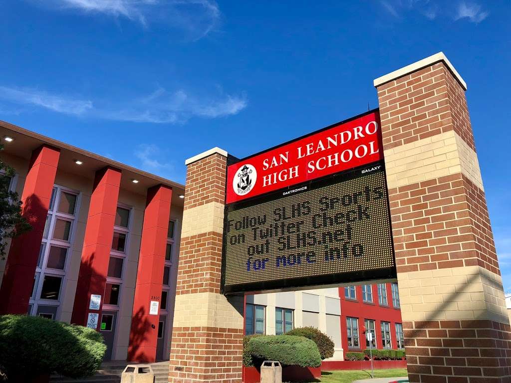 San Leandro High School | 2200 Bancroft Ave, San Leandro, CA 94577, USA | Phone: (510) 618-4600