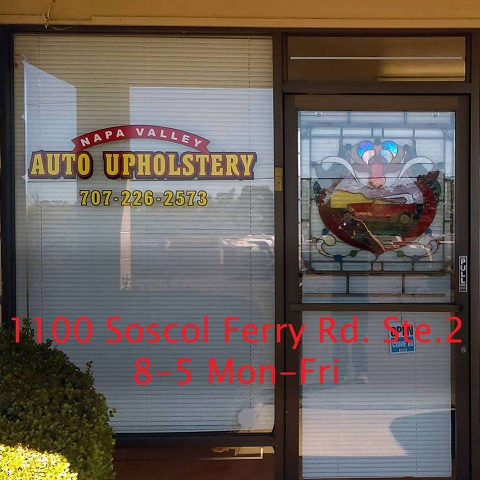 Napa Valley Auto Upholstery | 1100 Soscol Ferry Rd #2, Napa, CA 94559, USA | Phone: (707) 226-2573