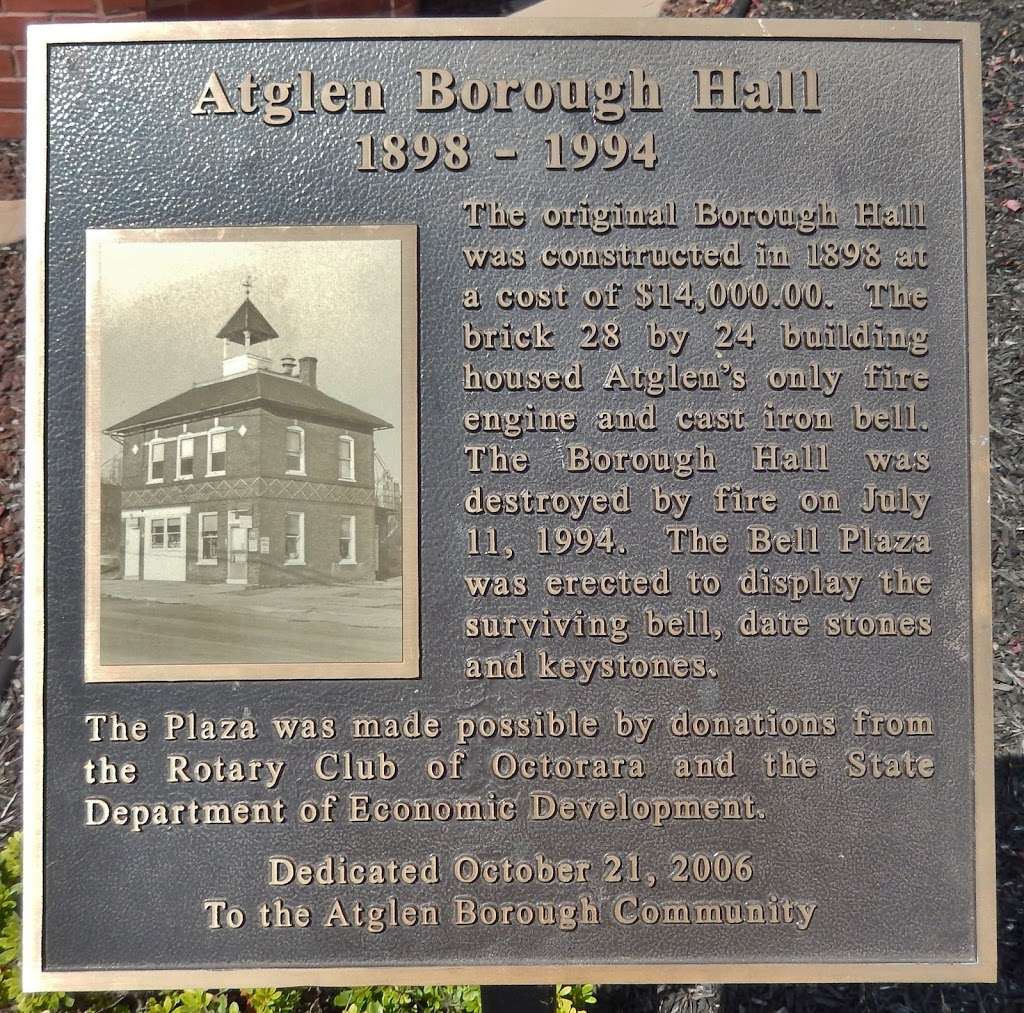 Atglen Borough Hall | 120 Main St, Atglen, PA 19310 | Phone: (610) 593-6854
