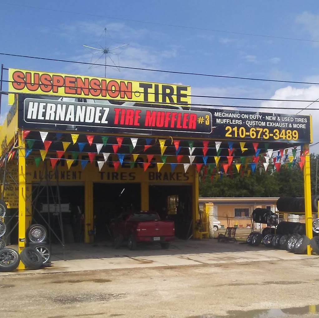 Hernandez Tire & Muffler | 6549 Enrique M. Barrera Pkwy, San Antonio, TX 78227, USA | Phone: (210) 673-3489