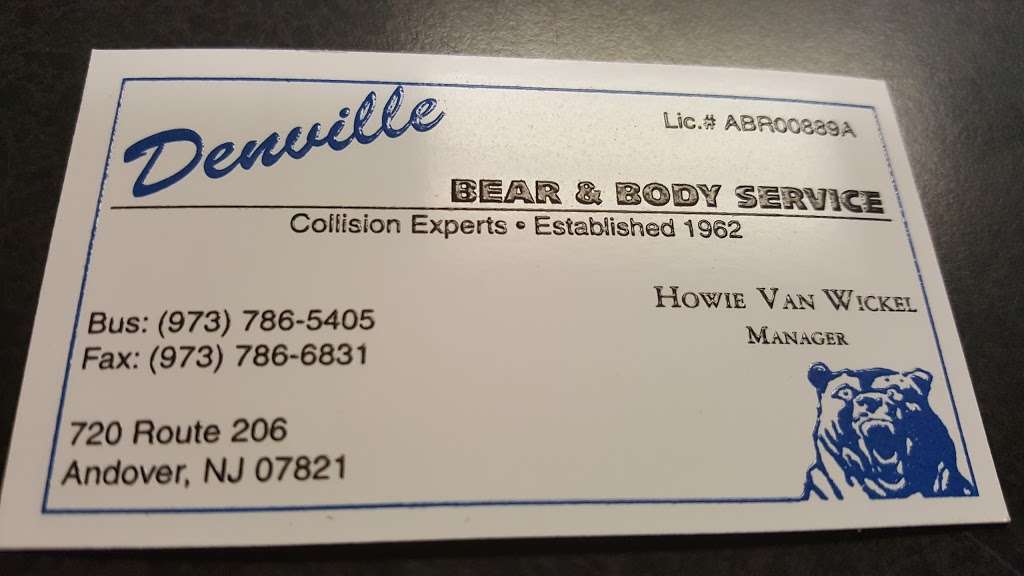 Denville Bear & Body Services Inc | 720 US-206, Andover, NJ 07821, USA | Phone: (973) 786-5405