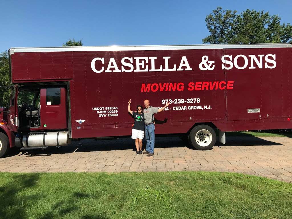 Casella & Sons Moving Services | 59 A Village Park Rd, Cedar Grove, NJ 07009, USA | Phone: (973) 239-3278