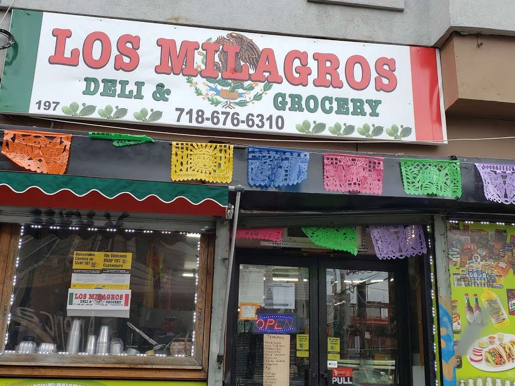 Los Milagros Deli Grocery | 197 Wyckoff Ave, Brooklyn, NY 11237, USA | Phone: (718) 676-6310