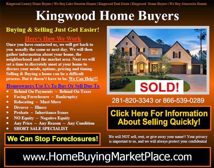 Kingwood Home Buyers, Firm Offers Kingwood Houses | Kingwood, TX 77325 | Phone: (713) 515-4155