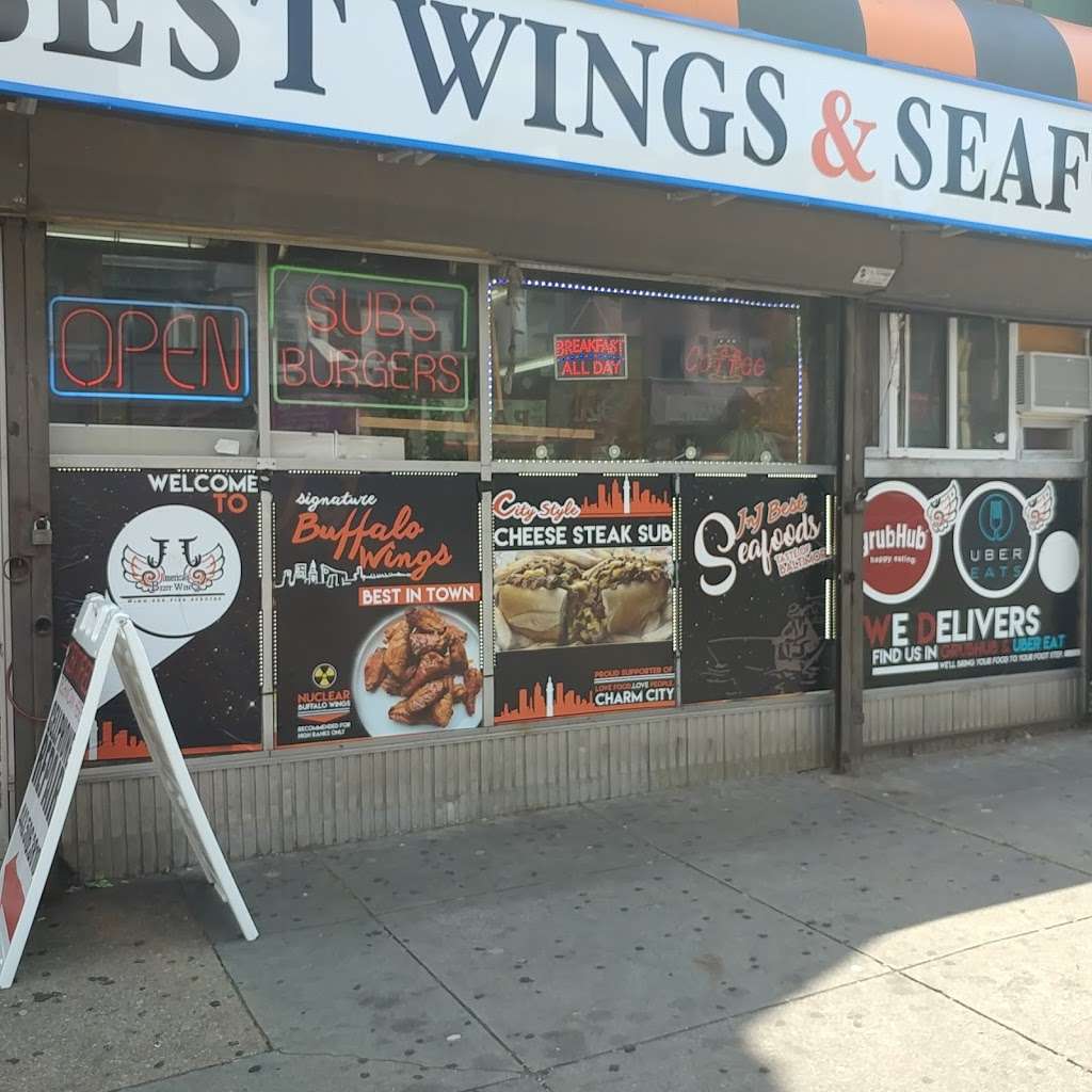 J & J Best Wing and Seafood | 3117 W North Ave, Baltimore, MD 21216 | Phone: (410) 566-4376